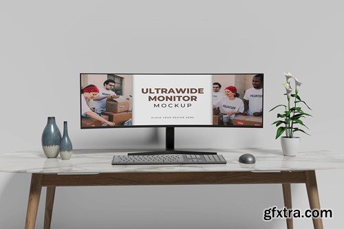 Ultrawide Monitor Mockup V3UT334