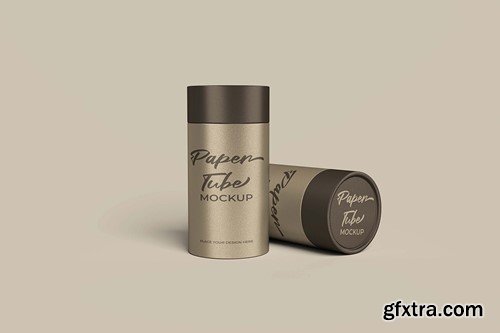 Paper Tube Mockup 389ZTXT