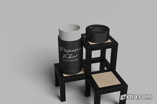 Paper Tube Mockup 389ZTXT