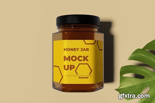 Honey Jar Mockup QKZTJX7