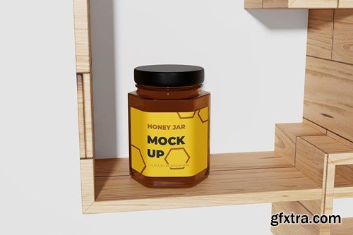 Honey Jar Mockup QKZTJX7