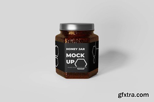 Honey Jar Mockup QKZTJX7