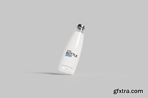 Milk Bottle Mockup U52EB4T