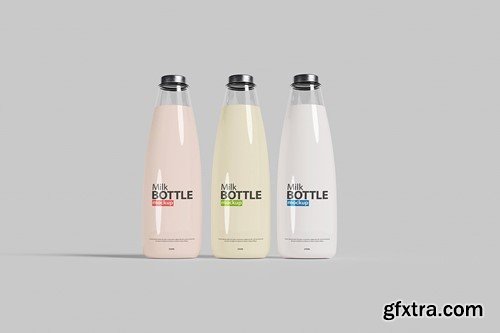 Milk Bottle Mockup U52EB4T