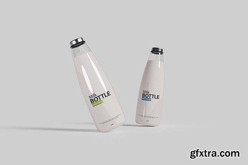 Milk Bottle Mockup U52EB4T