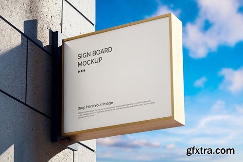 Sign Board Mockup YYQQN5B