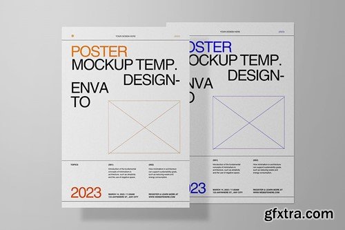 A4 Flyer / Poster Mockup QE43HEE