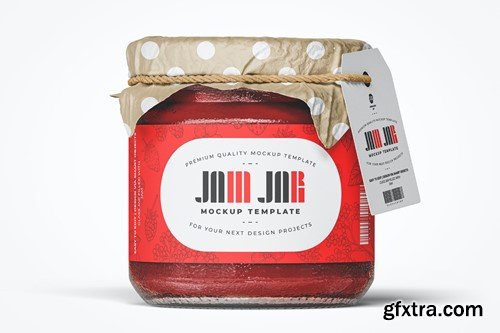 Jam Jar Mockup CL9FBQF