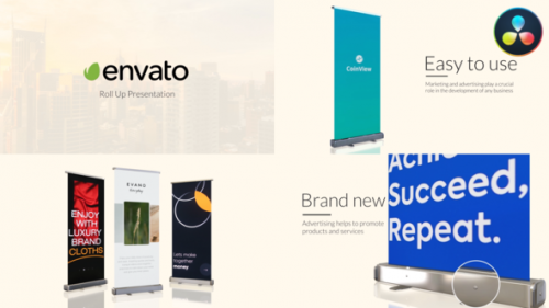 Videohive - Roll Up Presentation for DaVinci Resolve - 47518121 - 47518121