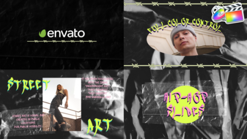 Videohive - Hip-Hop Slides for FCPX - 47552237 - 47552237