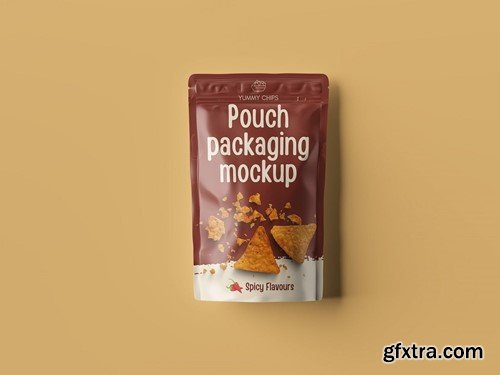 Pouch packaging Mockup H7HNXN2