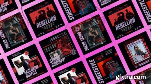 Videohive Funk Streetwear Fashion Instagram Posts 47602488