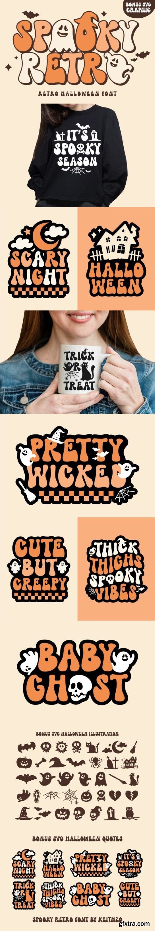 Spooky Retro Halloween Typeface