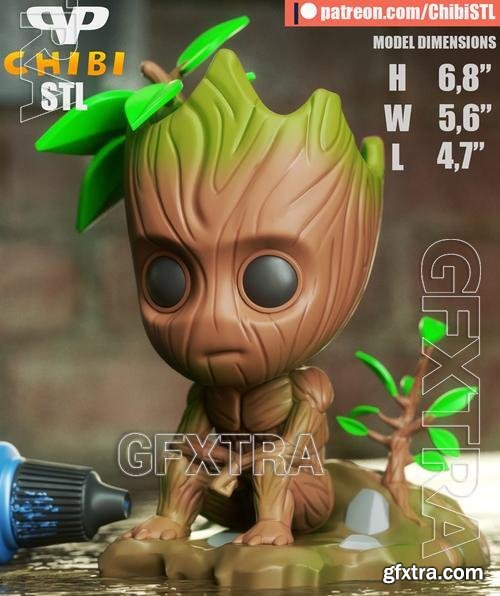 Baby Groot &ndash; 3D Print Model