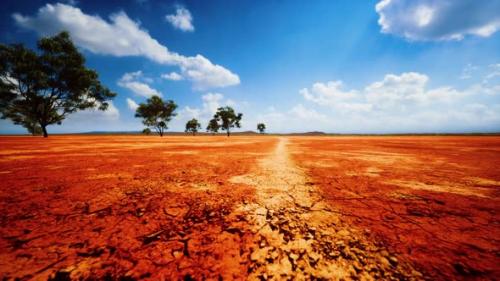 Videohive - Cracked Sand in the Summer with the Sun - 47581715 - 47581715