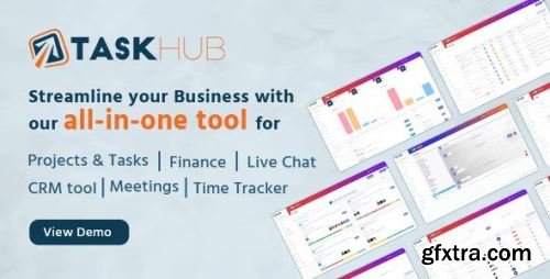 CodeCanyon - Project Management, Finance, CRM Tool - Taskhub v2.8.6 - 25685874 - Nulled