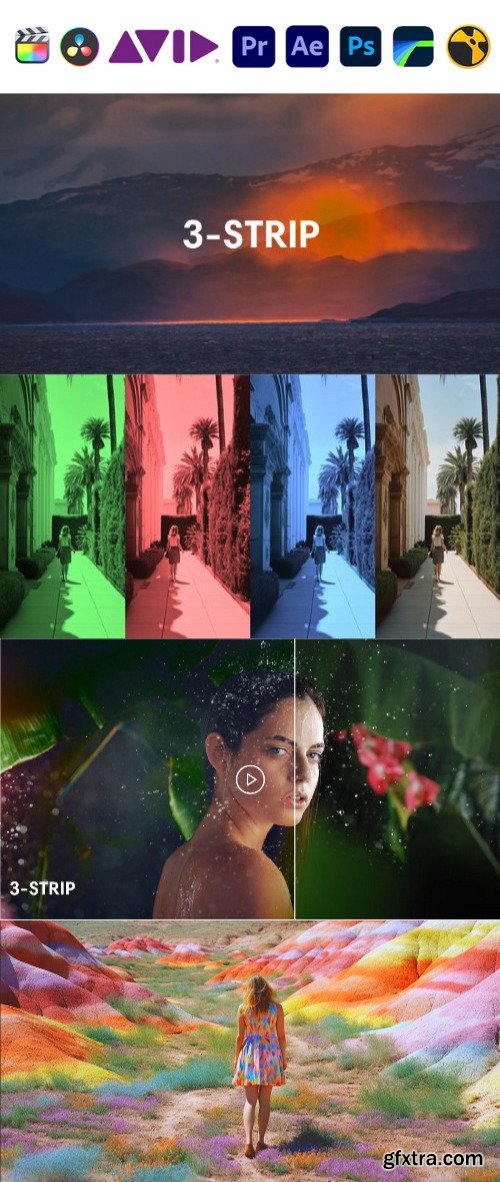 CINECOLOR - 3-Strip LUTs