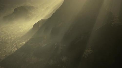 Videohive - View of the Himalayan Peak in Deep Fog - 47581885 - 47581885