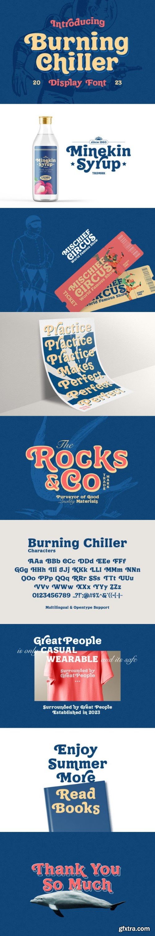 Burning Chiller Font