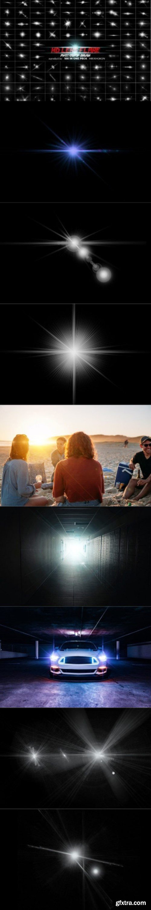 Photoshop Brush Lens Flares Bundle