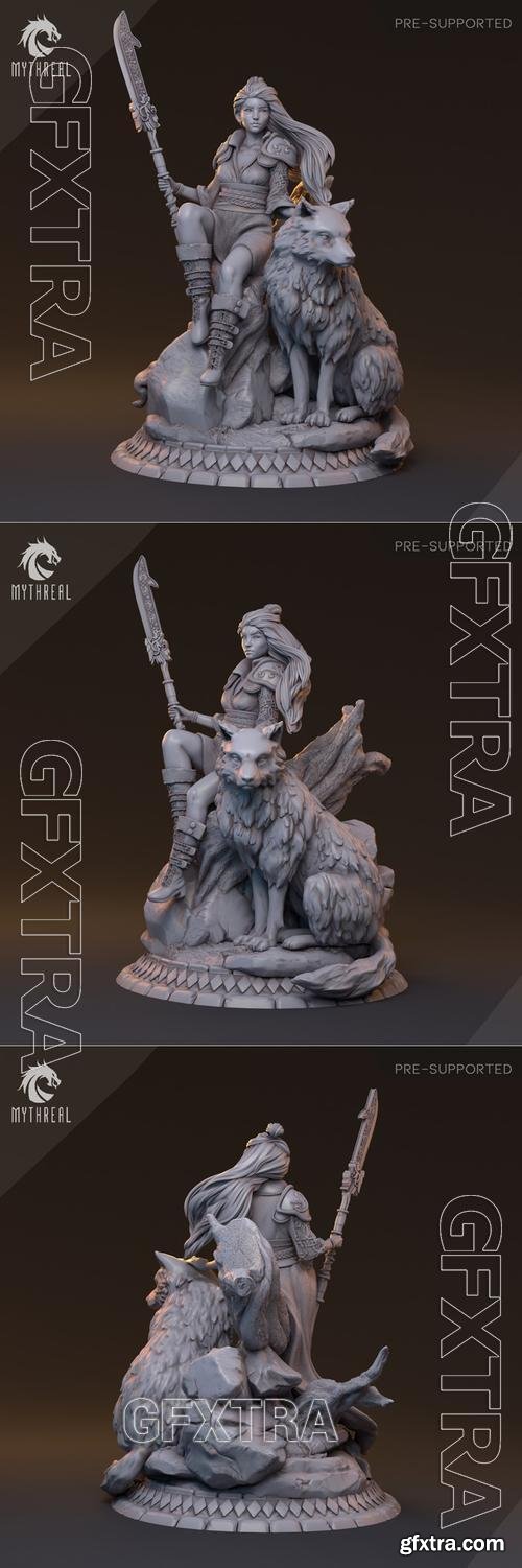 Mythreal Games - Orita and&nbsp; Okami &ndash; 3D Print Model