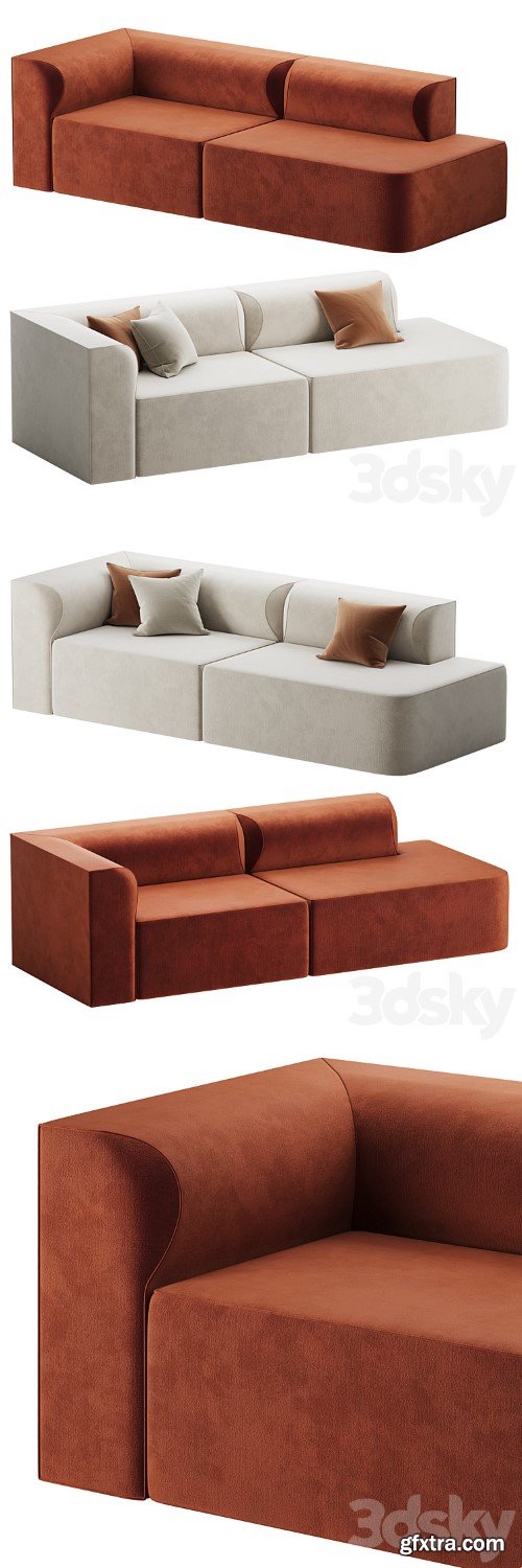 ISLA triple sofa