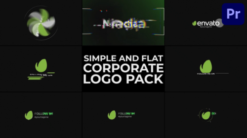 Videohive - Simple And Flat Corporate Logo for Premiere Pro - 47586149 - 47586149