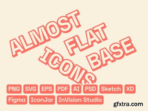 Almost Flat Base Icons Ui8.net