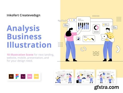 Analysis Business Illsutrations Ui8.net