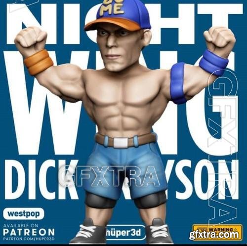 John Cena &ndash; 3D Print Model