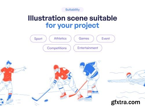 Athlety - Sport & Athlety Illustration Set Ui8.net