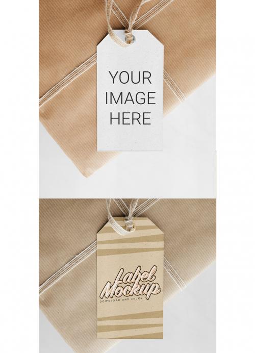 Label on Gift Box Mockup 637878601