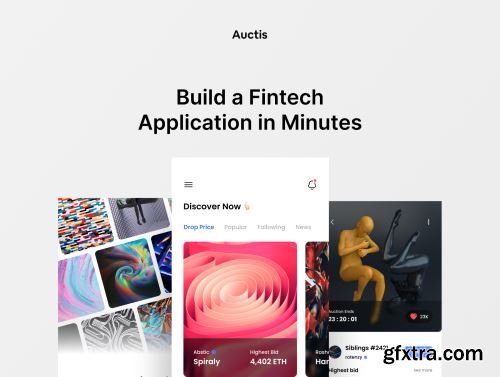 Auctis - NFT Marketplace UI KIT Ui8.net