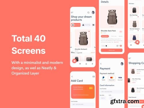 Baggio - Bag Store App UI Kit Ui8.net