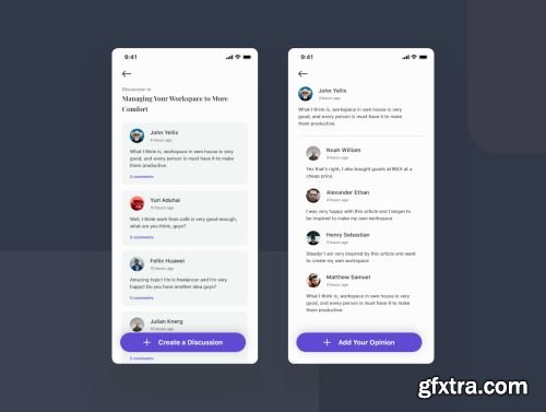 Beritax - News App UI Kit Ui8.net