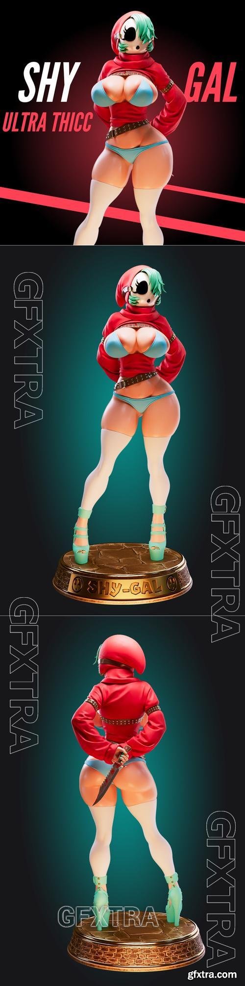 Officer Rhu - Shy Gal &ndash; 3D Print Model