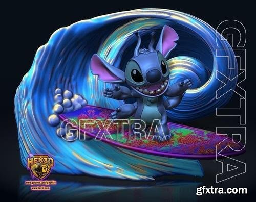 Hex3D - Surfing Stitch &ndash; 3D Print Model