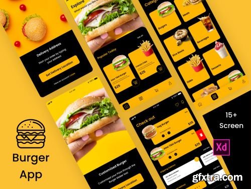 Burger App Ui8.net