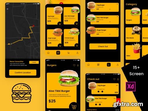 Burger App Ui8.net