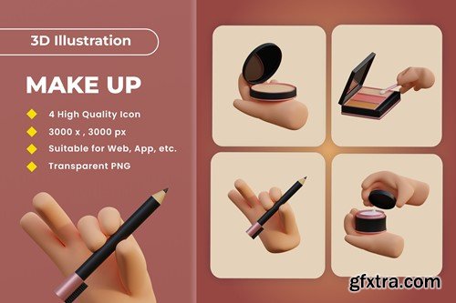 Make Up 3d Illustration v.1 VQXP89P