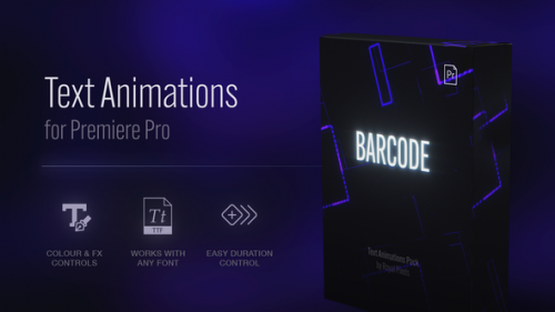 Videohive - Titles for Premiere Pro | Barcode - 47600441 - 47600441