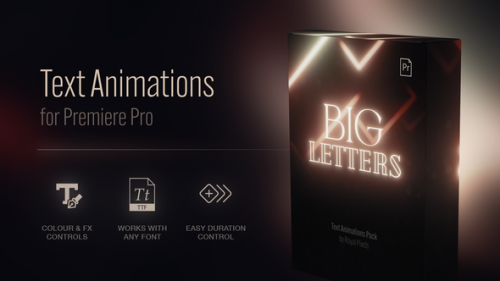 Videohive - Titles for Premiere Pro | Big Letters - 47600472 - 47600472