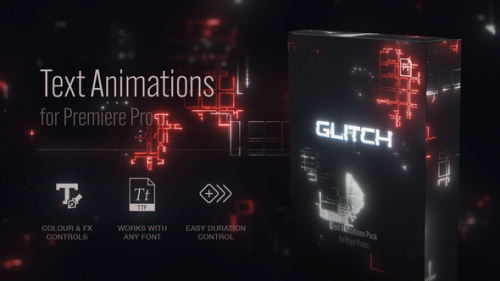 Videohive - Titles for Premiere Pro | Glitch - 47600505 - 47600505