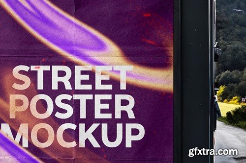 Street Poster Mockup - EGLS TQJSUB5