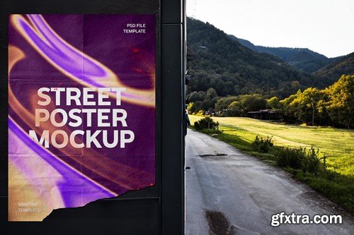 Street Poster Mockup - EGLS TQJSUB5