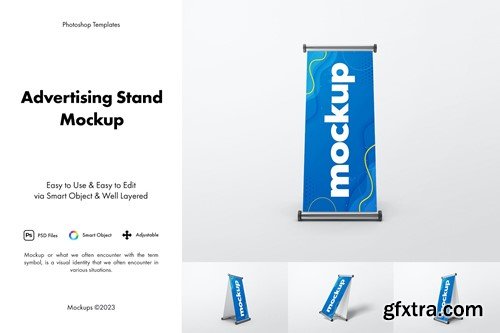 Advertising Stand Mockup Q5594SF