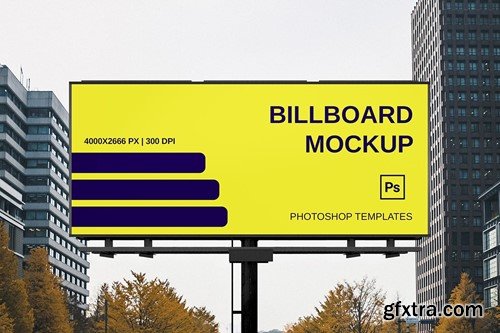 Advertising Billboard Mockup 5NUA9YA