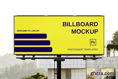 Advertising Billboard Mockup 5NUA9YA