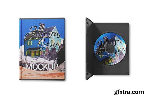 Album DVD Cover Mockup R75HA2H