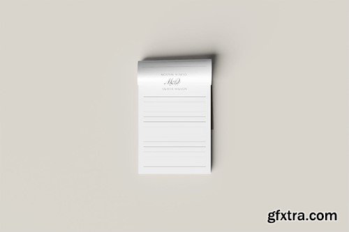 Notepad A6 Open Mockup C99GLVA